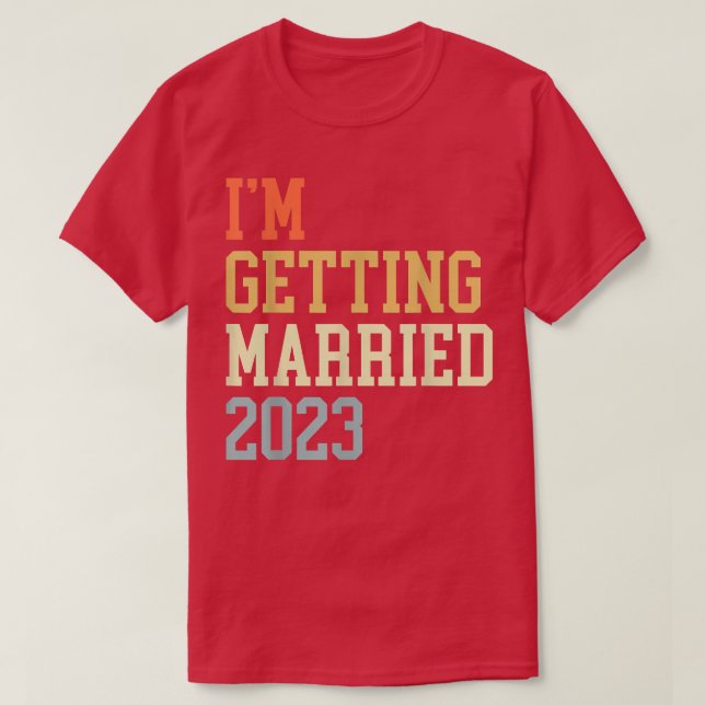 Im Gifta sig 2023 för Grooms Manar Bride Women T Shirt (Design framsida)
