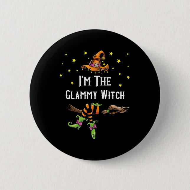 Im Glammy Witch Halloween Matching Group Costu Knapp (Framsida)