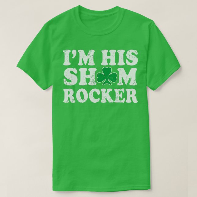 Im Hans Shamrocker Par Irish St patricks day T Shirt (Design framsida)
