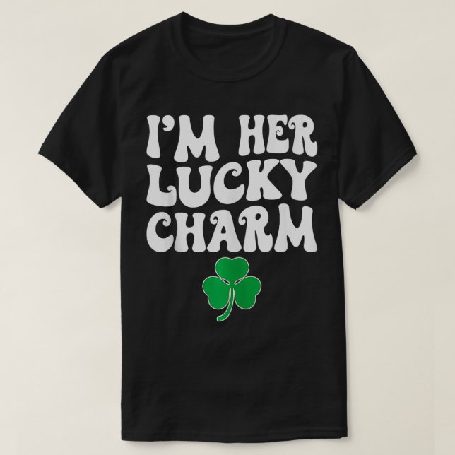 Im Hennes Lucky Charm Matching Par St Patricks Da T Shirt (Design framsida)