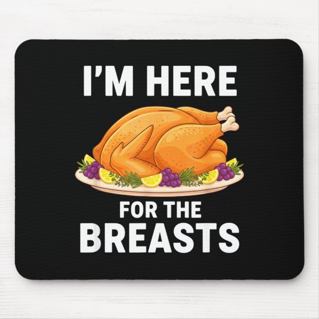 I'm Here For The Breasts, Funny Thanksgiving Turke Musmatta (Framsidan)