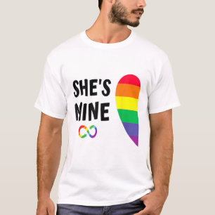 Im Hers delar min matchning för Lesbisk av Pride T Shirt