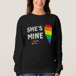 Im Hers delar min matchning för Lesbisk av Pride T Shirt