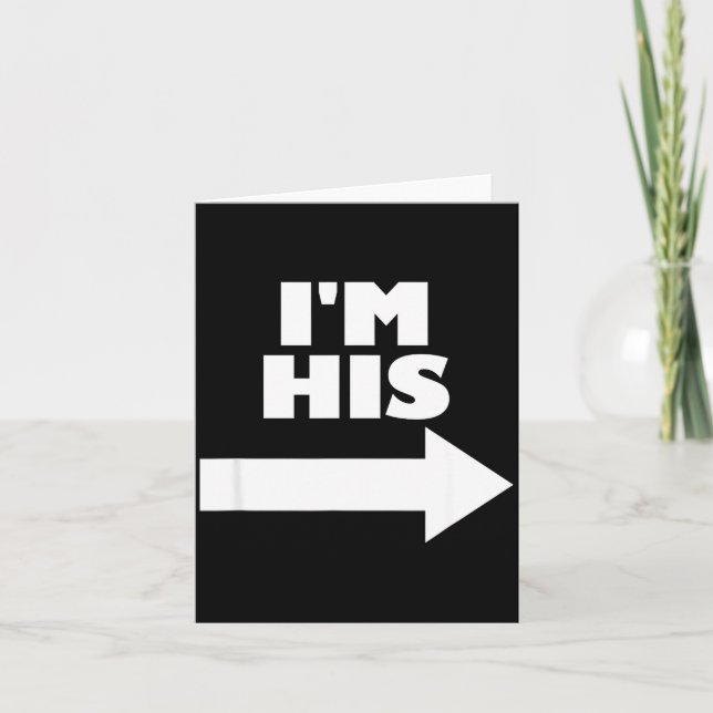 I'm His Arrow Inting Right Matching Couple I'm His Kort (Framsida)