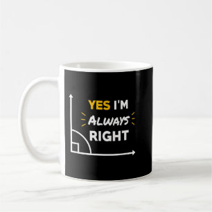 Im Höger Humor Math Teacher Geometry Thmet Kaffemugg