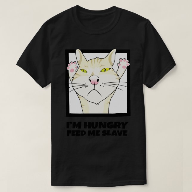 Im Hungrig Mata mig nu T Shirt (Design framsida)