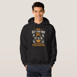 I'm in A Relationship With My Gym Fitness Gym Work Hoodie