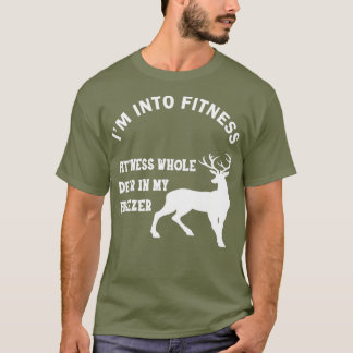 Im in i fitness hel hjort i min frysbox t shirt