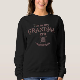 I'm in my GRANDMA Era Cozy Knitting T Shirt