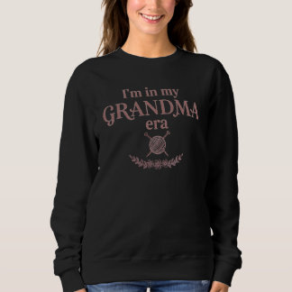 I'm in my GRANDMA Era Cozy Knitting T Shirt