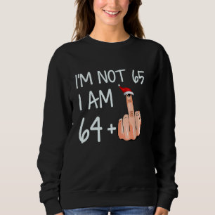Im inte 65: Jag är 64 plus 1 Mittet Santa Hat C T Shirt