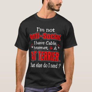 Im inte asocialt har tjaller jag internet och t shirt