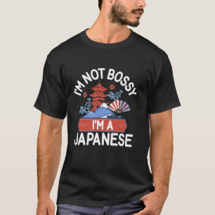 Im inte bossy im en japansk Långärmad T Shirt