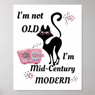 Im inte gammalt imim-århundradets moderna Retro Ca Poster