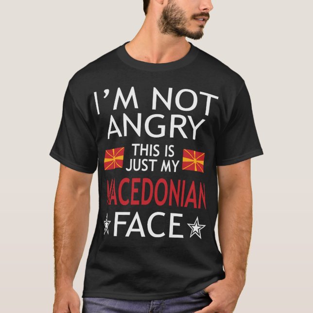 Im inte ilsket är denna precis min Macedonian T Shirt (Framsida)