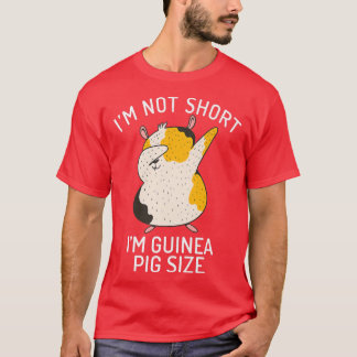 Im inte Kort im Cute Guinea Storlek Gris T Shirt