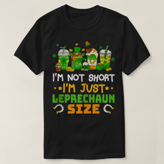 Im inte Kort Im Storlek Funny St patricks day Tank T Shirt (Design framsida)