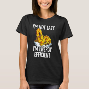 Im inte Lazy Im energieffektiv Giraffe T Shirt