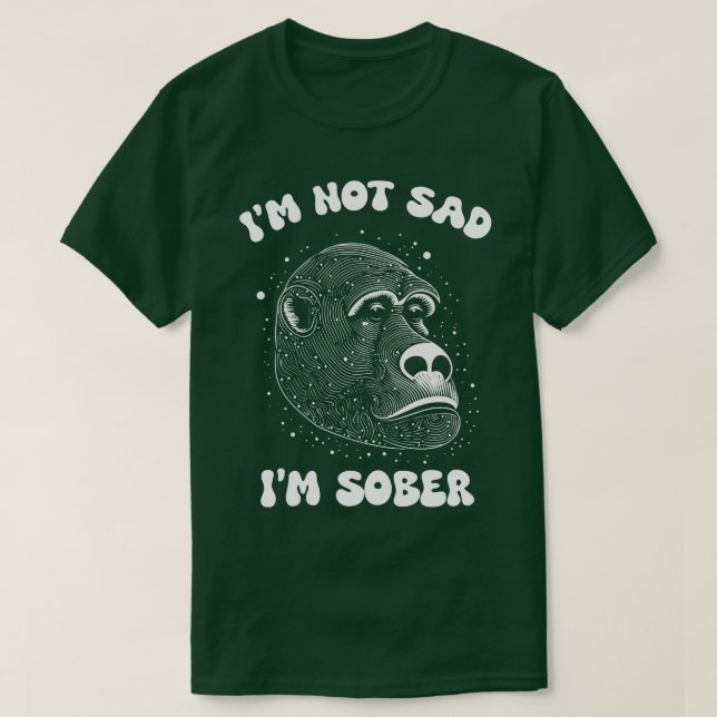IM INTE LEDSEN IM SOBER T SHIRT (Design framsida)