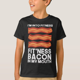 Im Into Fitness Bacon in my Mouth T Shirt Bbq Kött