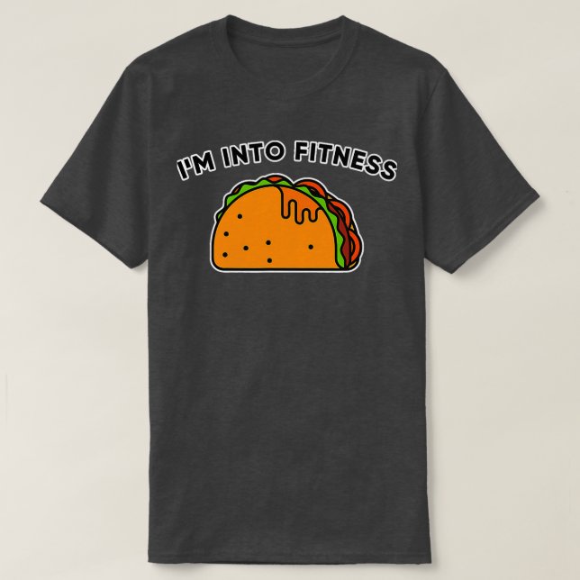 Im Into Fitness Coola Tacos Novelty T Shirt (Design framsida)