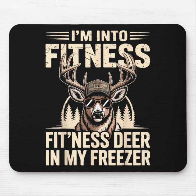 Im Into Fitness Fit'ness My Deer Zer Funny Hunting Musmatta (Framsidan)