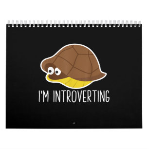 Im Introverting - Introvert Turtle Quarantining Kalender