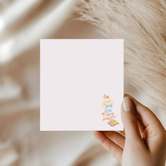 I'm just a girl who loves books anteckningsblock