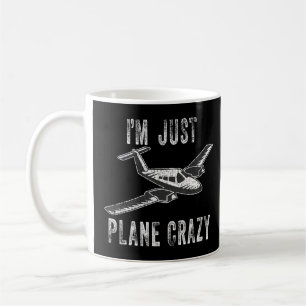 Im Just Flygplan Crazy - Flygplan Piloter K Kaffemugg