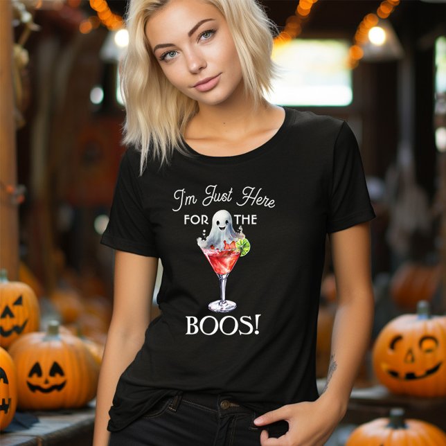I'm Just Here For the Boos Halloween  T Shirt (I'm Just Here for the Boos!  Funny Halloween T-shirt)