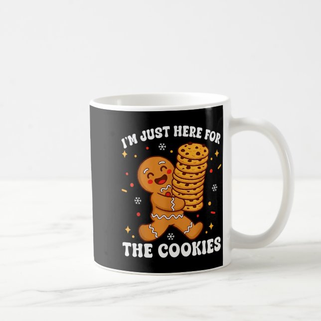 I'm Just Here For The Cookies Gingerbear  Kaffemugg (Höger)