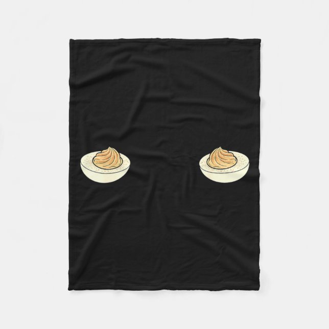 I'm Just Here For The Deviled Eggs Funny Couple Ma Fleecefilt (Framsidan)