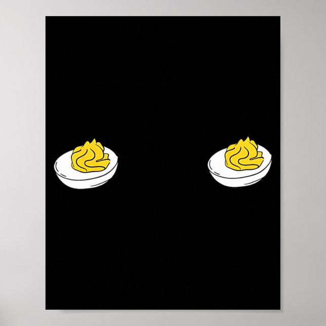 I'm Just Here For The Deviled Eggs Funny Couple Ma Poster (Framsidan)