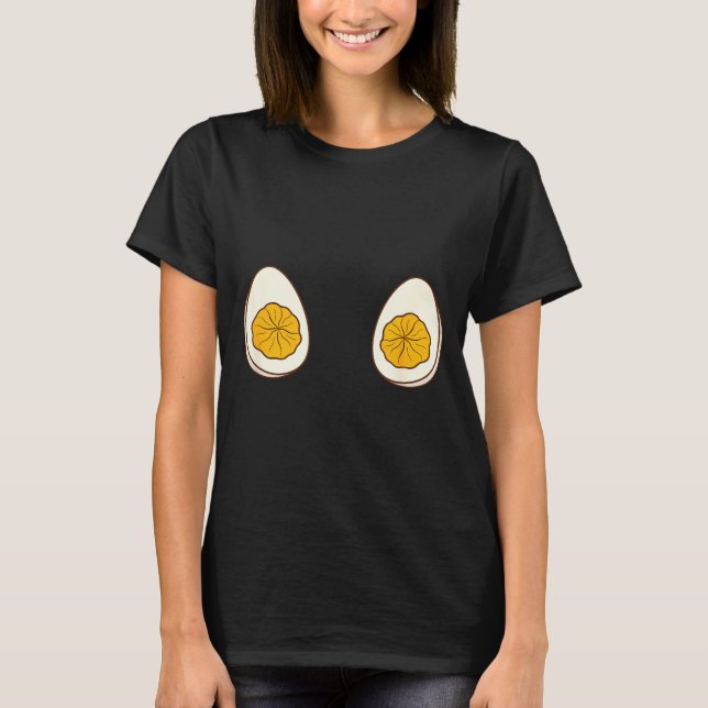 I'm Just Here For The Deviled Eggs Funny Couple  T Shirt (Framsida)