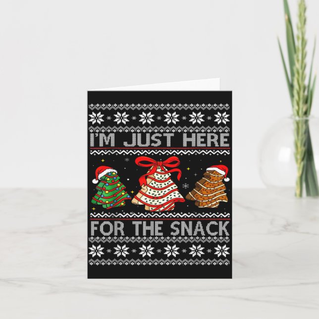 I'm Just Here For The Snack Christmas Cakes Debbie Kort (Framsida)
