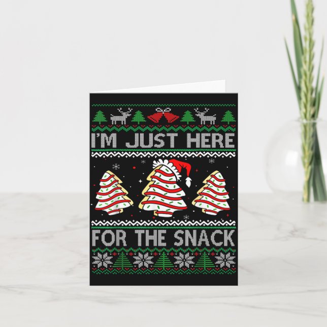 I'm Just Here For The Snack Christmas Cakes Debbie Kort (Framsida)