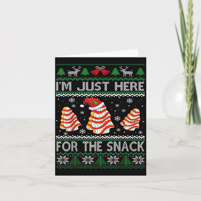 I'm Just Here For The Snack Christmas Cakes Debbie Kort (Framsida)