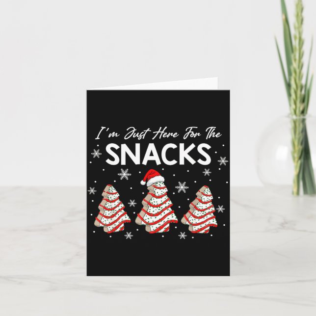 I'm Just Here For The Snacks Christmas Cakes Debbi Kort (Framsida)