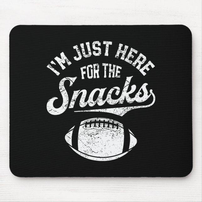 I'm Just Here For The Snacks Funny Fantasy Footbal Musmatta (Framsidan)