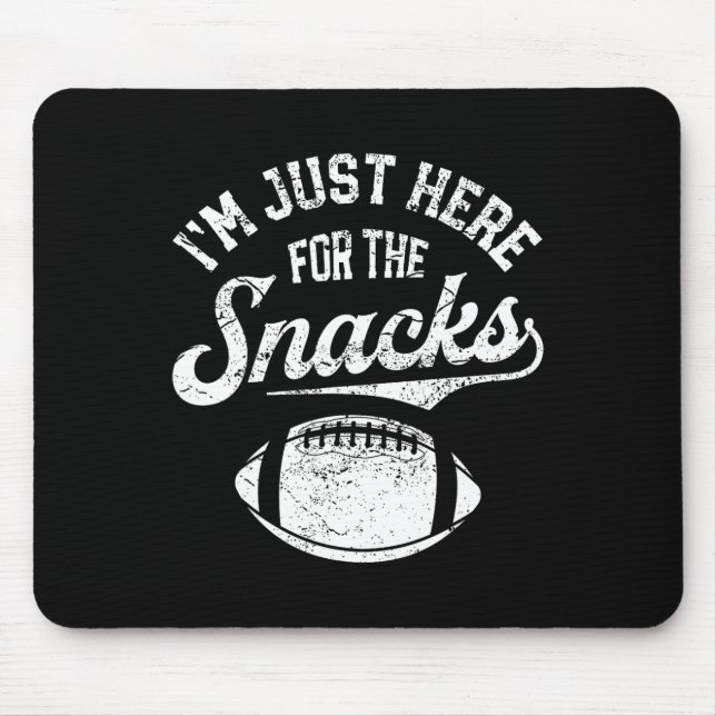 I'm Just Here For The Snacks Funny Fantasy Footbal Musmatta (Framsidan)