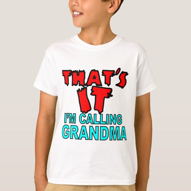 IM KALLANDE GRANDMA.png Tee Shirt (Framsida)