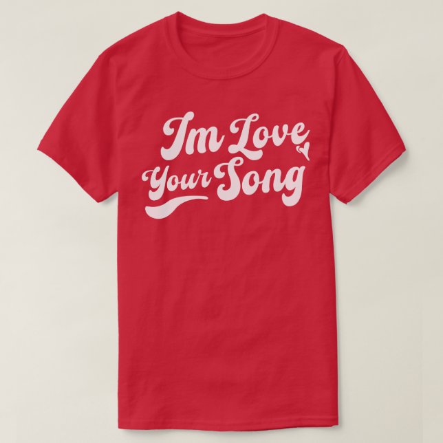 Im Kärlek Ditt Sång 1 T Shirt (Design framsida)