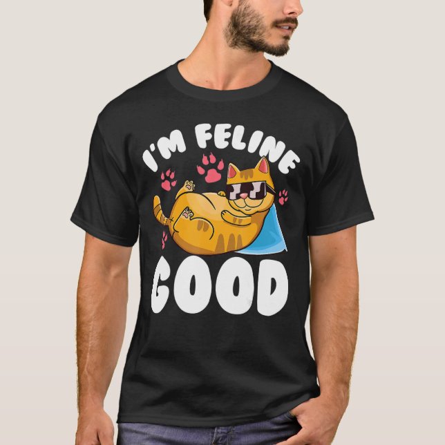 Im Kattdjur Bra Cat Kitten Pun Meme T Shirt (Framsida)