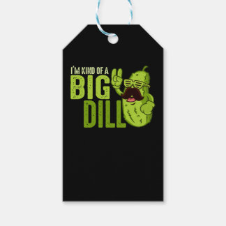 I'm Kind Of A Big Dill Funny Pickle Presentetikett