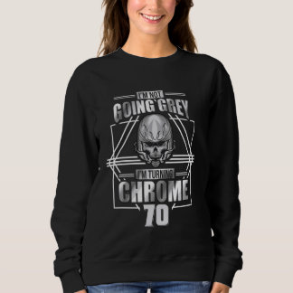 Im kör inte Grått Im turning Chrome Motorcle 70t T Shirt