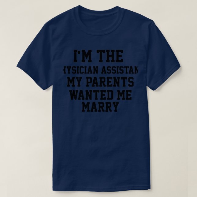 Im läkarassistenten t shirt (Design framsida)