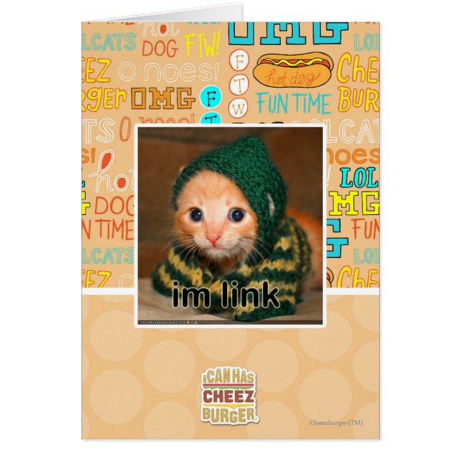 im-länk hälsningskort (Framsidan)