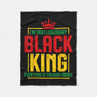 Im. Legendary Black Kung African Hist Fleecefilt