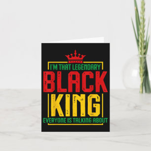 Im. Legendary Black Kung African Hist Kort