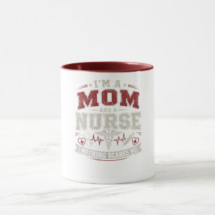 Im Mamma Och Sjuksköterska vinatge Mamma Present m Mugg
